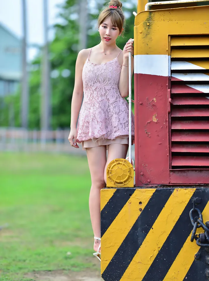 [Mzsock] NO.201 Chen Weiyu suspender dress with cool and beautiful legs street photography#[105P]-51